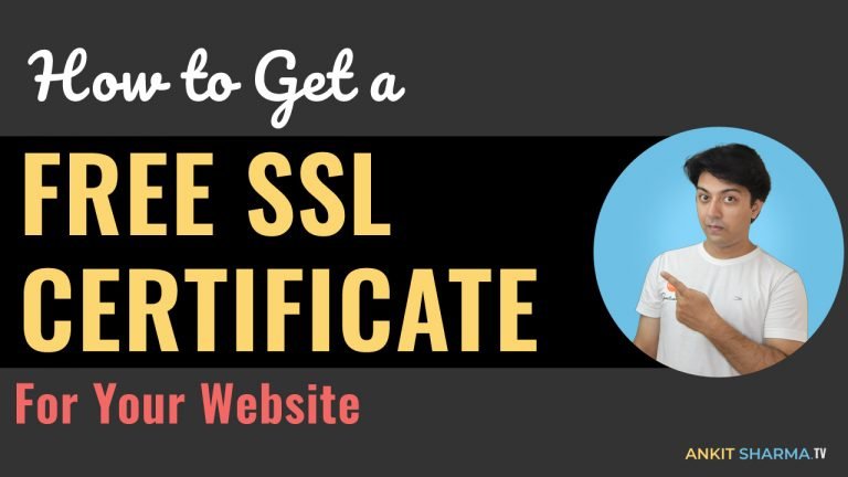 how to get free ssl certificate