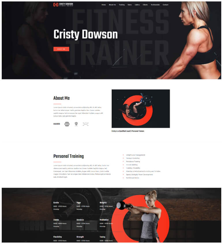 make-wordpress-website-personal-fitness-trainer